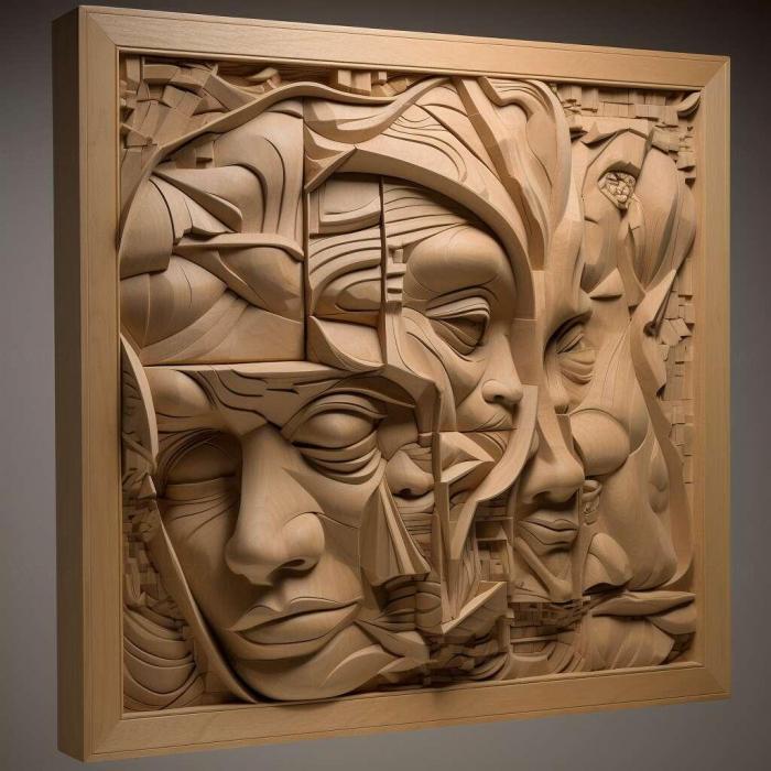 نموذج ثلاثي الأبعاد لآلة CNC 3D Art 